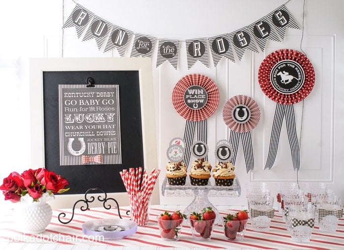 Kentucky Derby  Party  Ideas and Free Printables on 