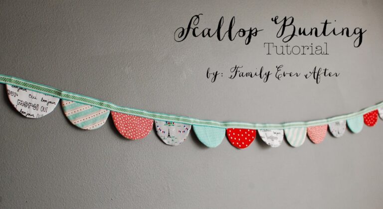 Scalloped Bunting Sewing Tutorial
