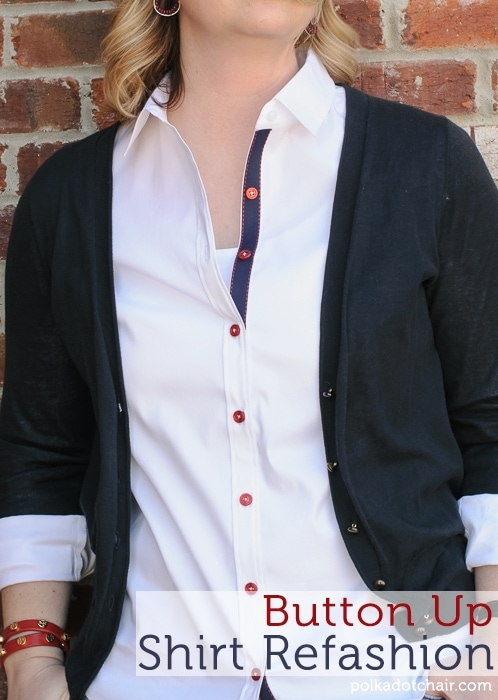 Button Up Shirt Refashion