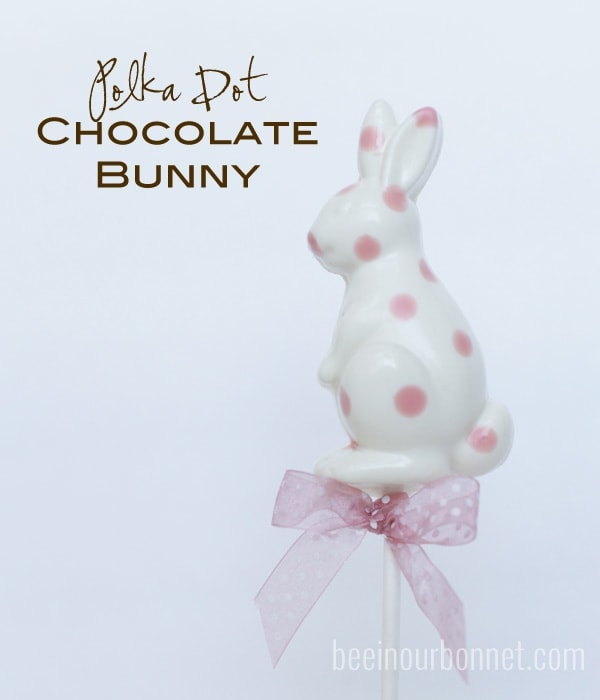 Polka Dot Chocolate Bunnies by beeinourbonnet.com