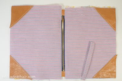 How to make a zip clutch