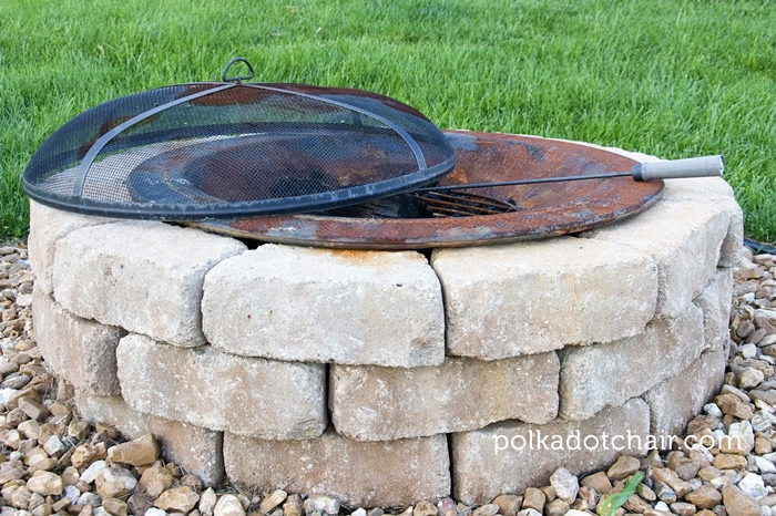 DIY Stone Fire Pit