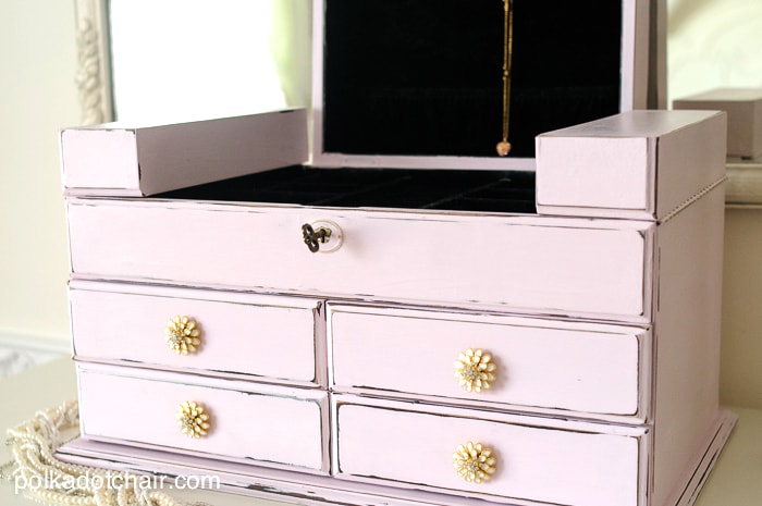 Jewelry Box Redo using Chalky Finish Paint