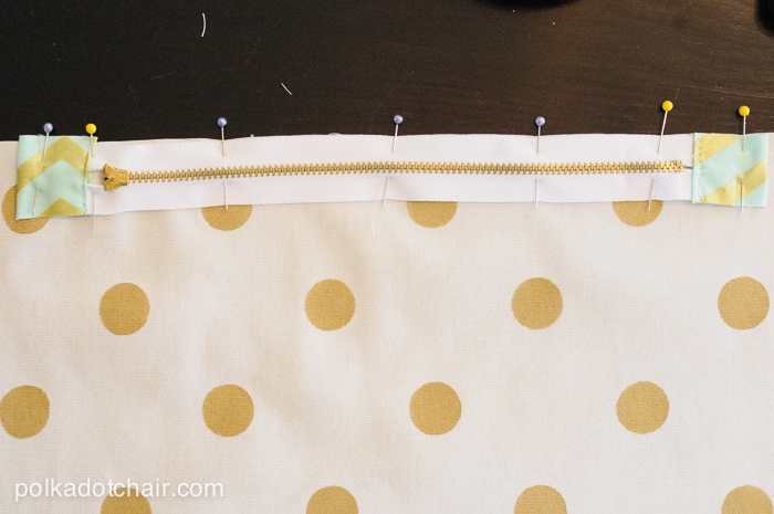 Polka Dot & Leather Fold Over Clutch Sewing Tutorial on polkadotchair.com