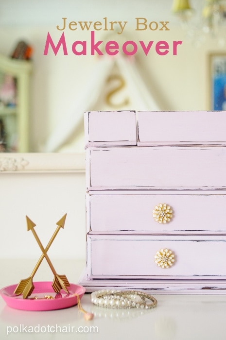 Jewelry Box Redo using Chalky Finish Paint