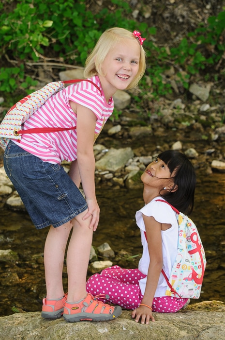 Simple Summer Backpack Sewing Pattern by Melissa Mortenson of polkadotchair.com