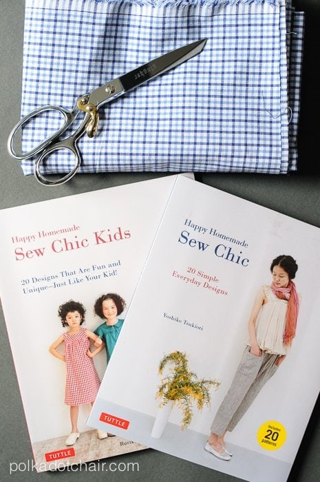 Review of Sew Chic and Sew Chic kids, two Japanese Sewing books translated into English on polkadotchair.com