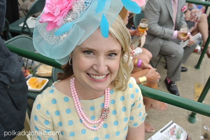 A Polka Dot Dress and the Kentucky Derby on polkadotchair.com