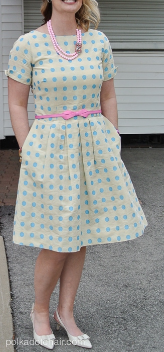 Polka Dot Dress from New Look pattern 6223 