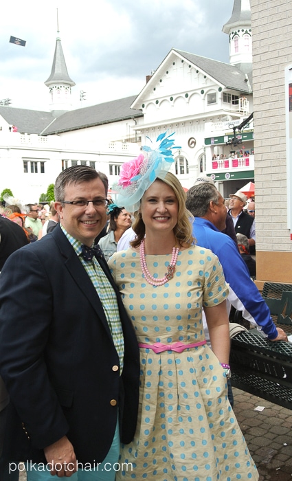 Polka dot derby dress top