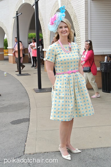 A Polka Dot Dress and the Kentucky Derby on polkadotchair.com