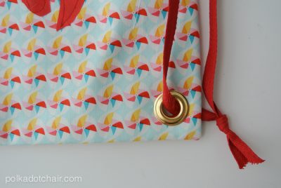 DIY Backpack Drawstring Bag Tutorial 