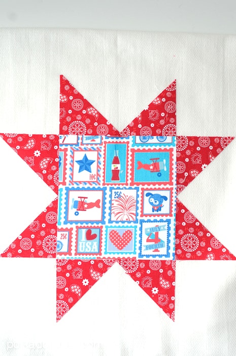 Red White and Blue Dish towels - would be cute to make for the 4th of July!