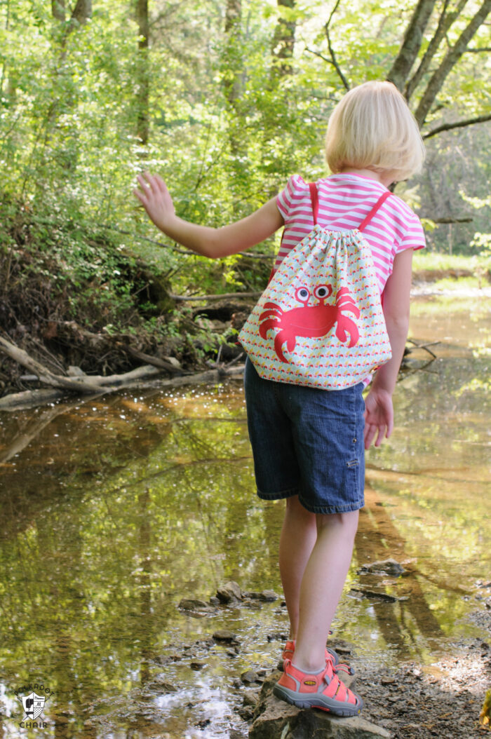 how to make a drawstring bag