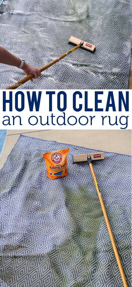 Clean An Outdoor Rug On Polka Dot Chair, How To Clean Outdoor Rug