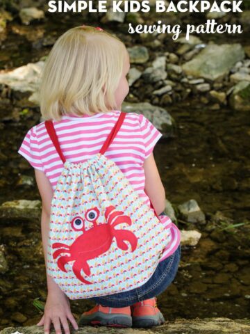 kids drawstring backpack