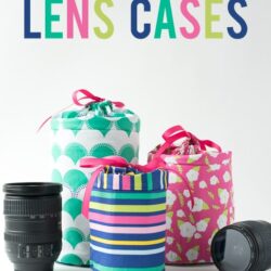 Padded Camera Lens Case Sewing Tutorial on polkadotchair.com