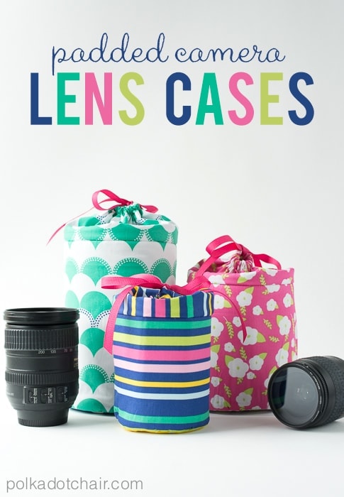 Padded Camera Lens Case Sewing Tutorial on polkadotchair.com