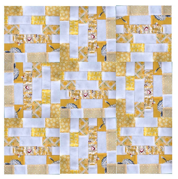 Scrappy Strips Quilt Block Tutorial on polkadotchair.com