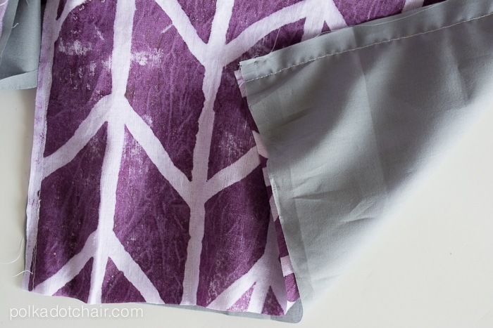 DIY Custom Printed Fabric Infinity Scarf Tutorial on polkadotchair.com