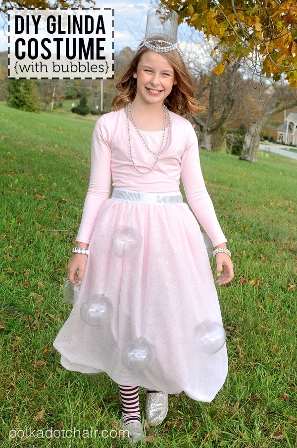 DIY Wizard of Oz Glinda Costume