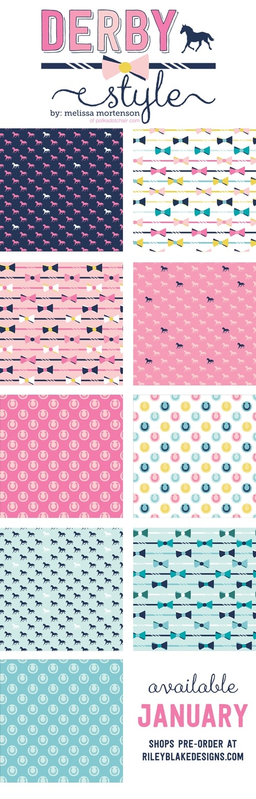 Derby Style Fabric by Melissa Mortenson for Riley Blake Designs