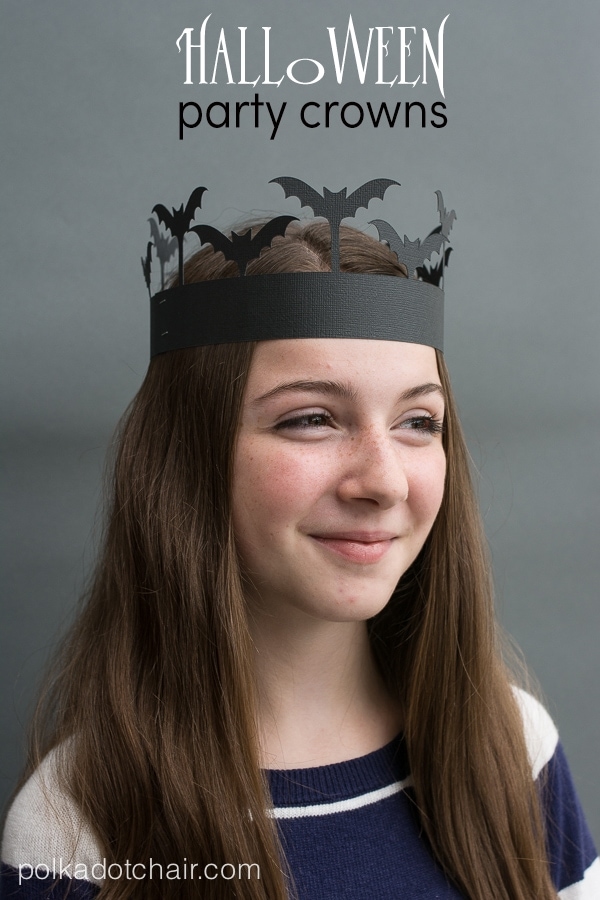 Halloween Party Crowns- a fun alternative to party hats!