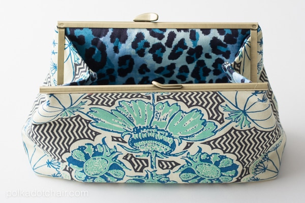 Clutch purse pattern online with frame