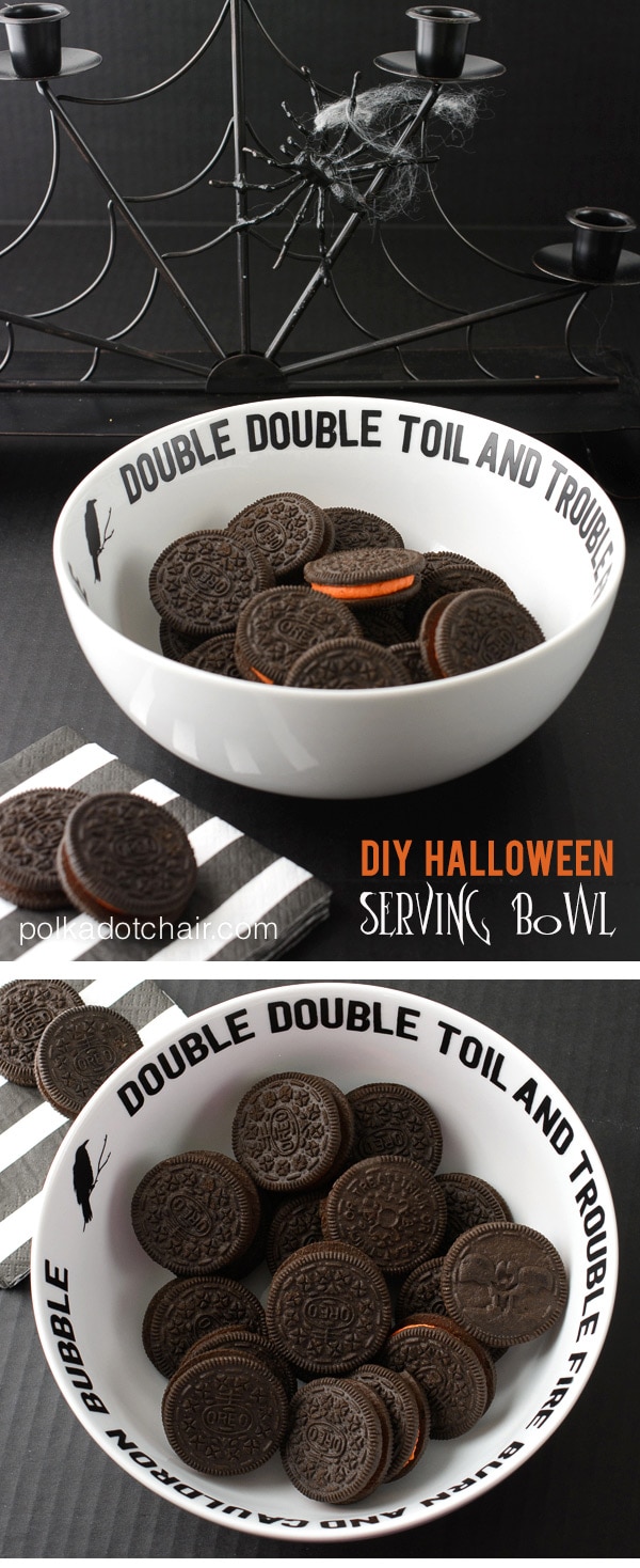 Use your Cricut to DIY a fun Halloween Candy bowl.