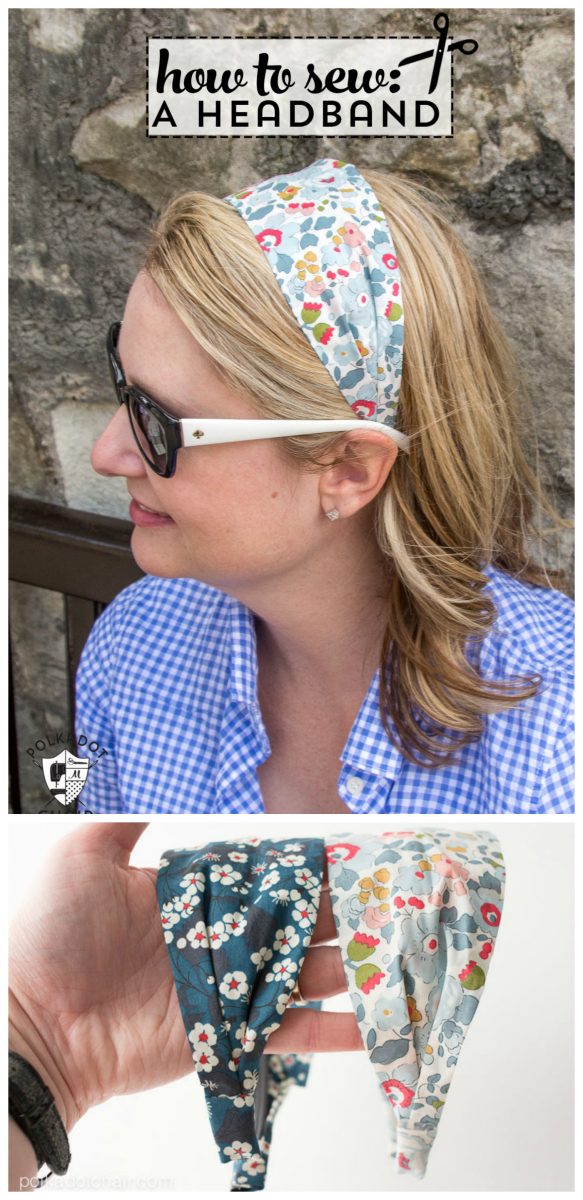 DIY fabric headband