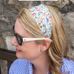 DIY Fabric Headband Sewing Pattern on polkadotchair.com