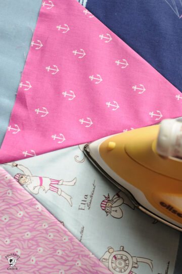 How to make a Simple Triangle Quilt | Polka Dot Chair