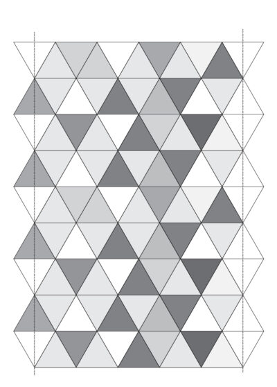 triangle quilt layout