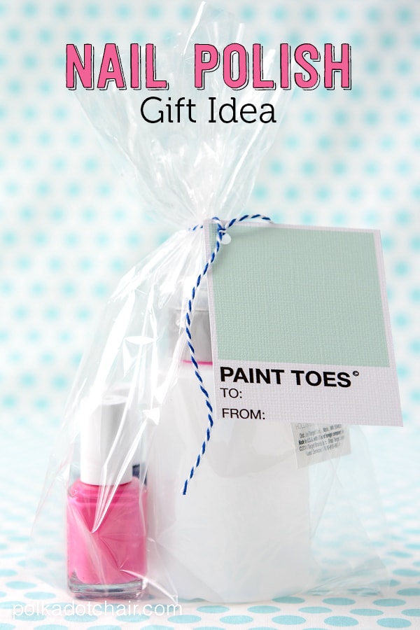 Nail Polish Gift Idea & Printable Tags