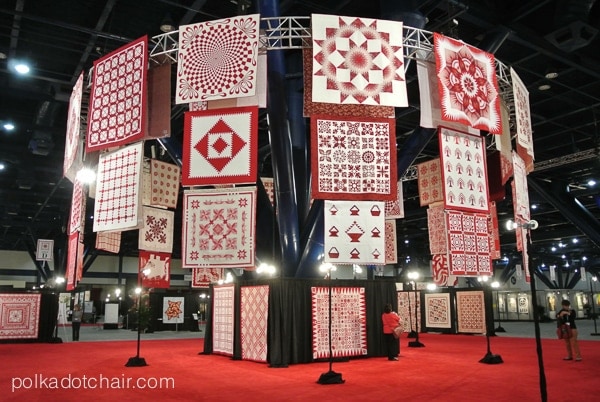 Quilt Display, Quilt Market 2014