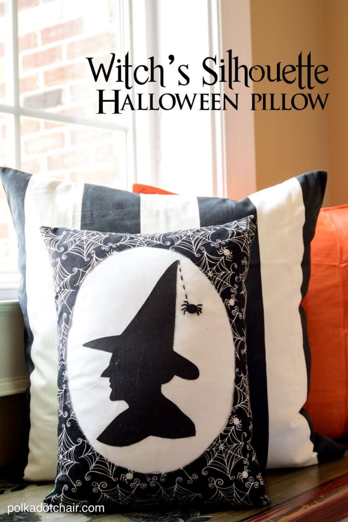 Make Your Own Spooky Stenciled Halloween Throw Pillows