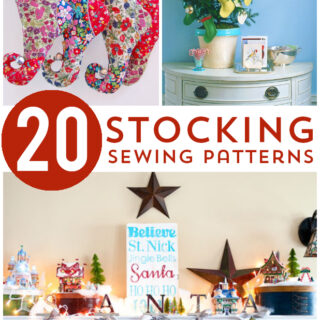 More than 25 Cute Things to Sew for Christmas | The Polka Dot Chair