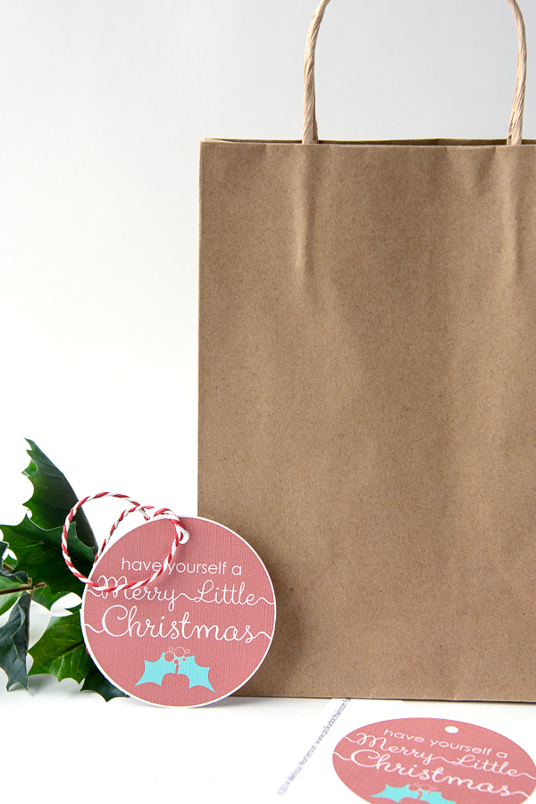 Have Yourself a Merry Little Christmas Free Printable Gift Tag