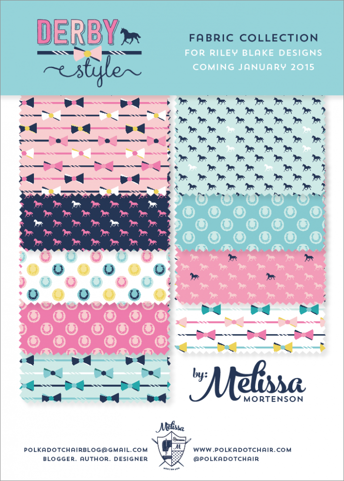 Derby Style Fabric Collection by Melissa Mortenson