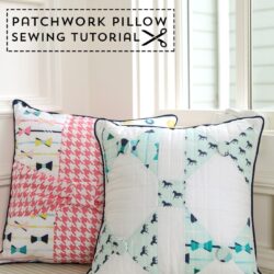 Bow Pillow Sewing Pattern by Melissa Mortenson of polkadotchair.com
