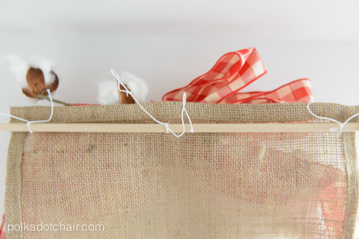 DIY Christmas Card Holder.... no sew! 