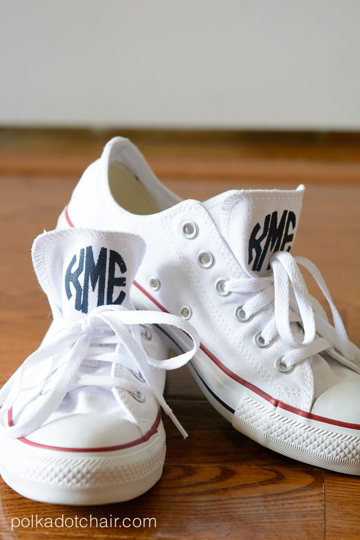 How to monogram your converse! 