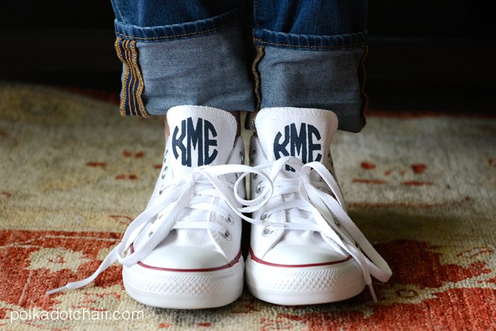 How to monogram your converse! 