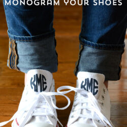How to monogram your converse!