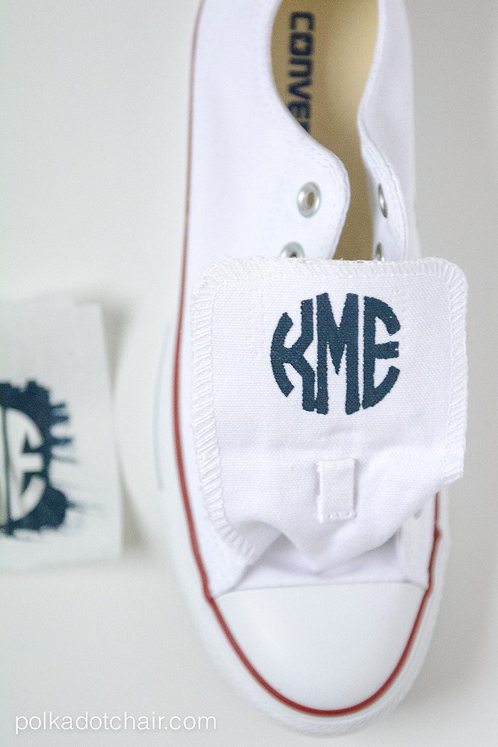 How to monogram your converse! 