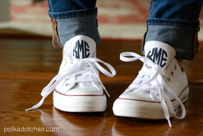 How to monogram your converse! 