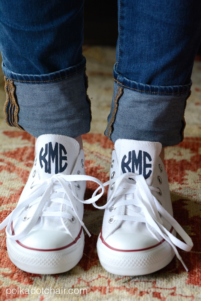 How to monogram your converse!