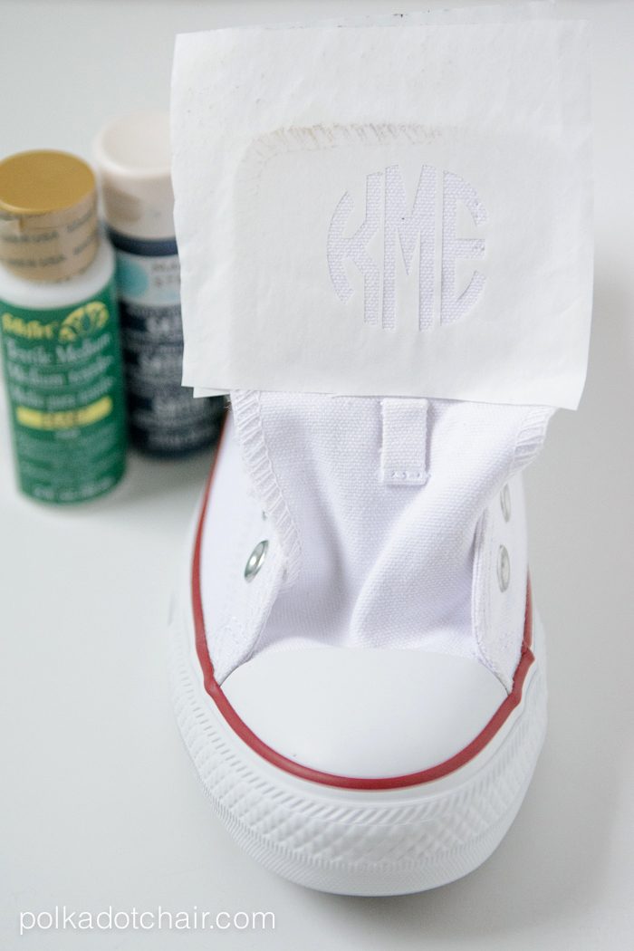 How to monogram your converse! 