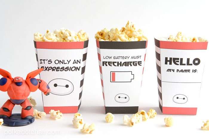 Big Hero 6 Movie Night Printables