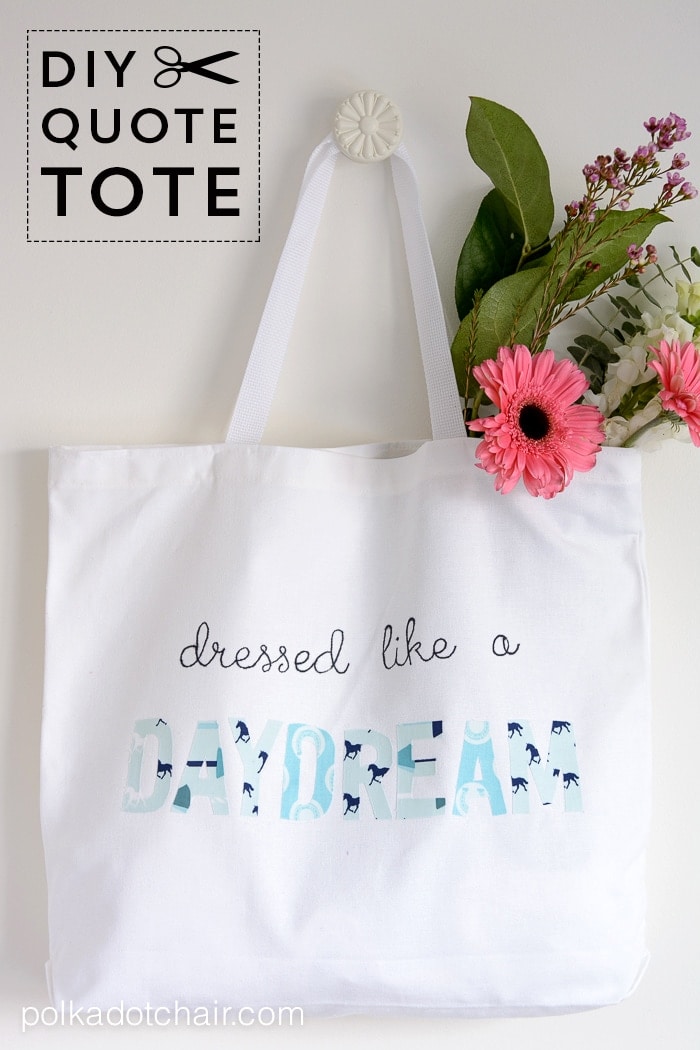 Dressed like a Daydream – DIY Tote Bag
